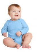 Rabbit Skins Infant Long Sleeve Baby Rib Bodysuit